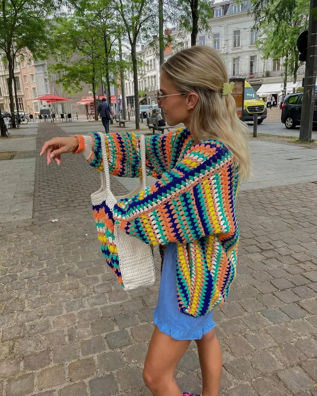 LOVA™ - Virkattu Boho-neuletakki