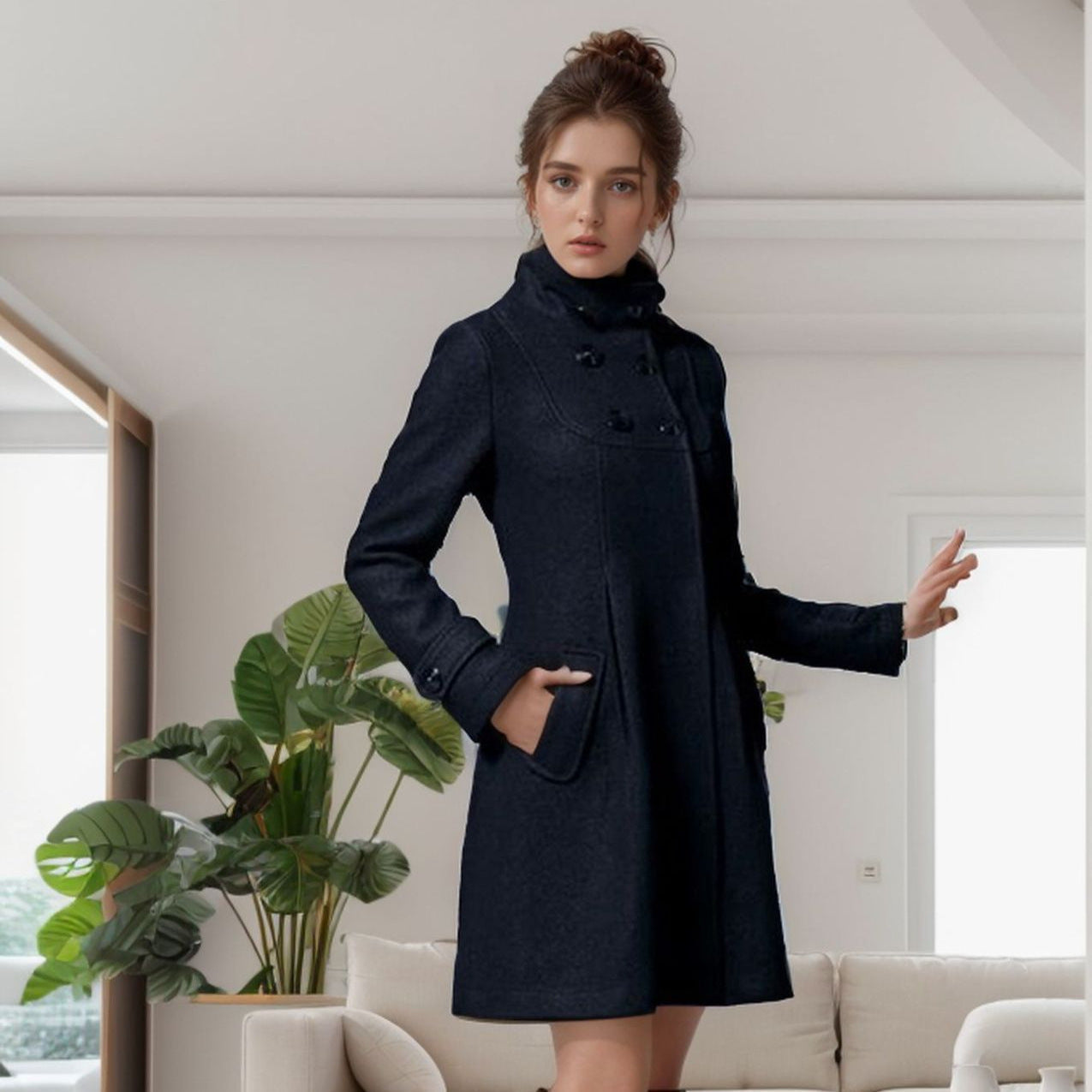 Lova™ Amelie Hupullinen Villakangastakki