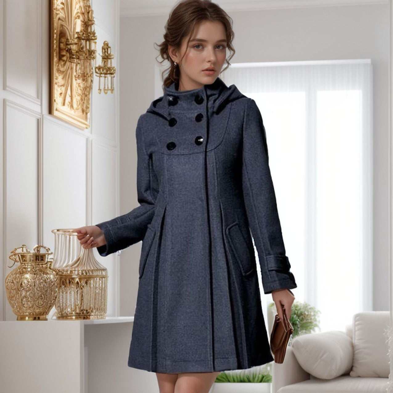 Lova™ Amelie Hupullinen Villakangastakki