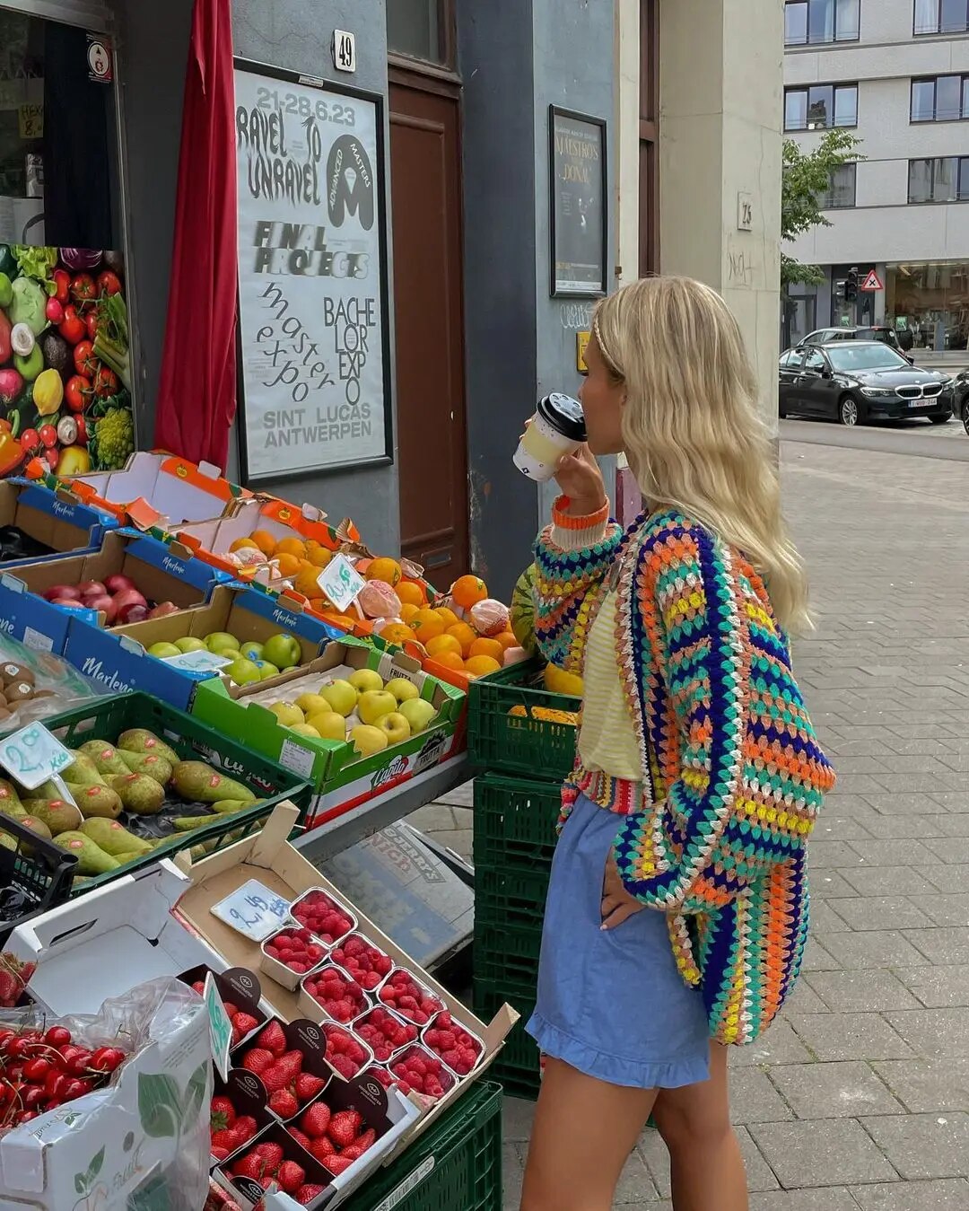 LOVA™ - Virkattu Boho-neuletakki